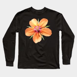 orange flower, flowers, nature, blooms, nature Long Sleeve T-Shirt